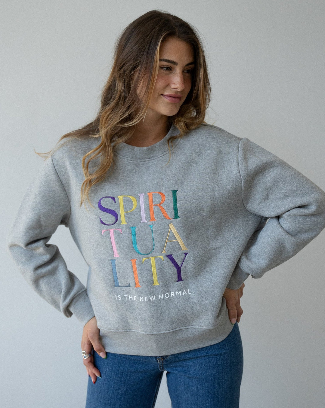 SPIRITUALITY Sweatshirt (heather grey)