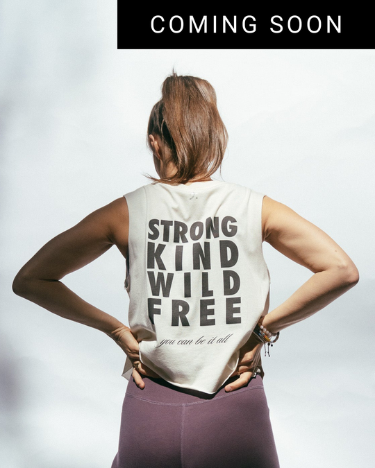 Strong Kind Wild Free Tank Top - Creme