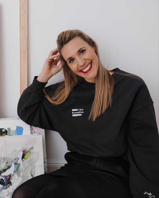 I am creative Sweatshirt - Grau