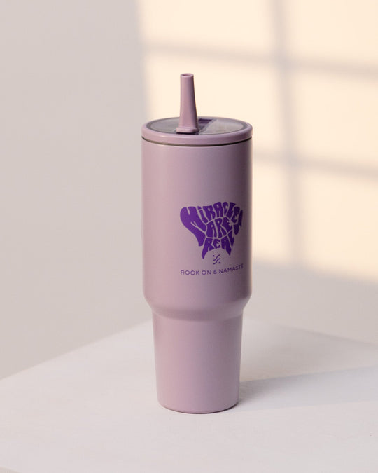 Miracles Are Real Tumbler - Lila