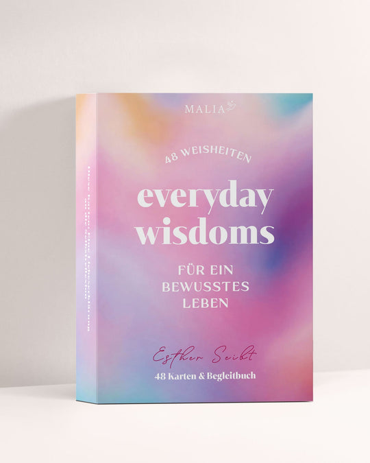Kartenset: Everyday Wisdoms – 48 Weisheiten für ein bewusstes Leben (by Esther Seibt)