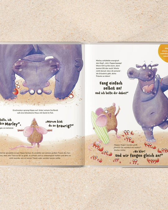 Laura Malina Seiler: Hippo lernt surfen