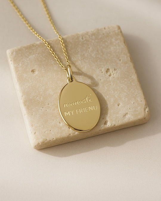 NAMASTÈ MY FRIEND Kette - Gold x heyfleurchen