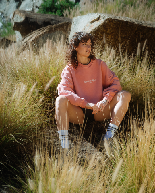 Spiritual Warrior Sweatshirt UNISEX - Rosewood