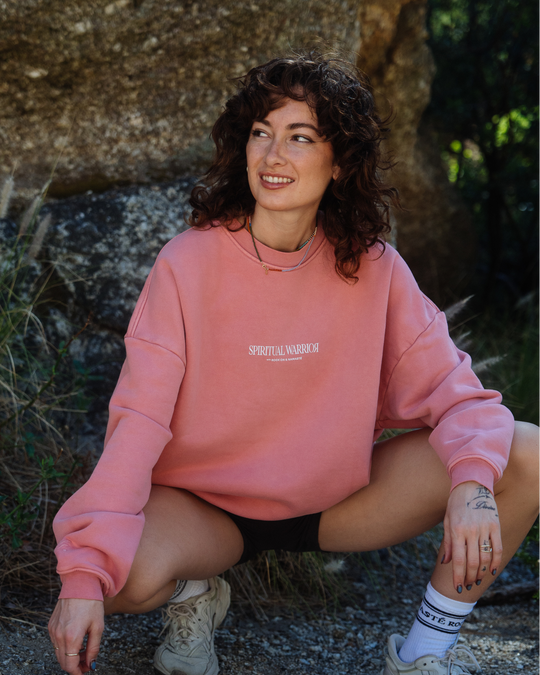 Spiritual Warrior Sweatshirt UNISEX - Rosewood