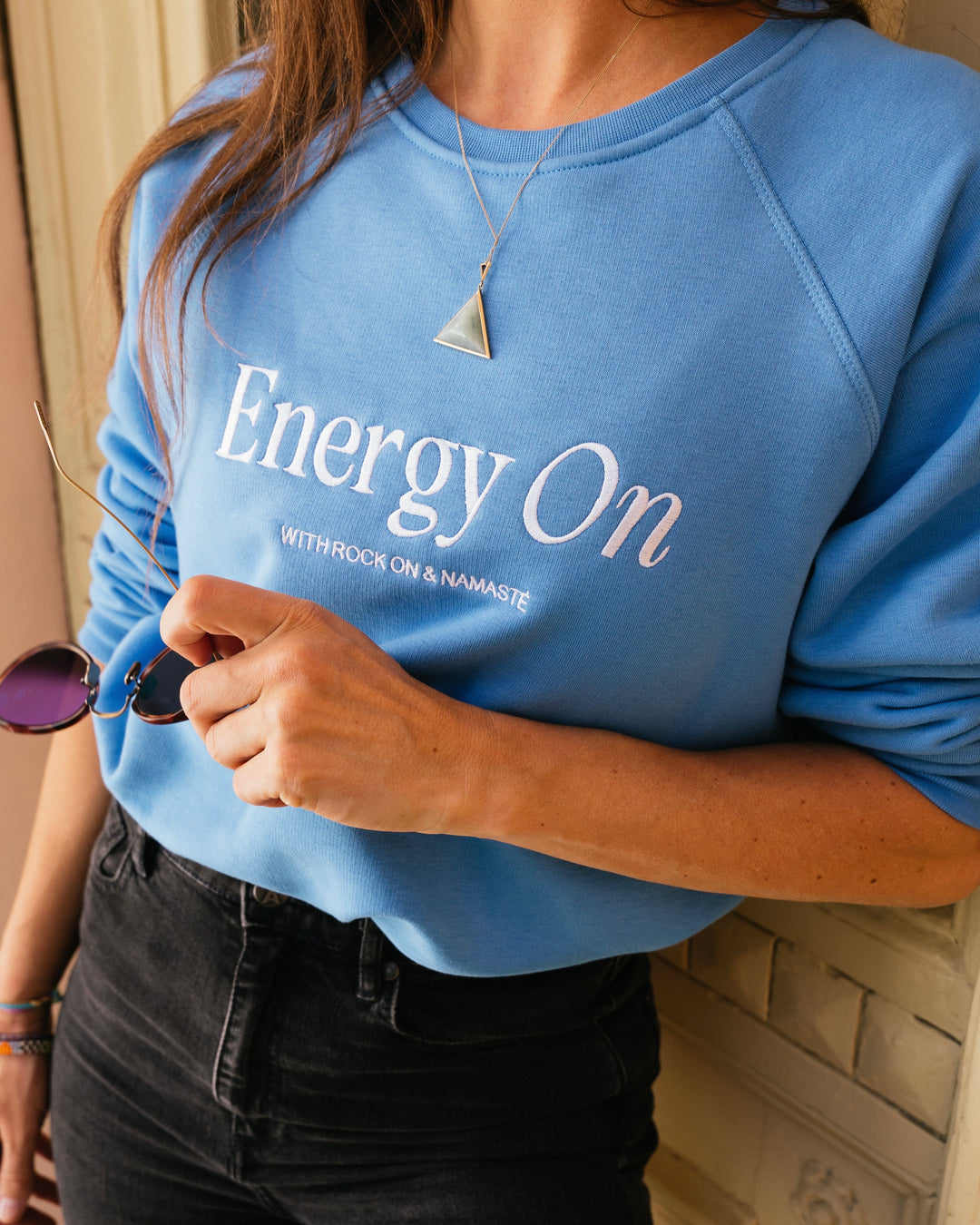 Energy On Sweatshirt - Blau