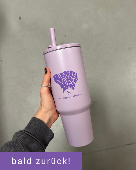 Miracles Are Real Tumbler - Lila