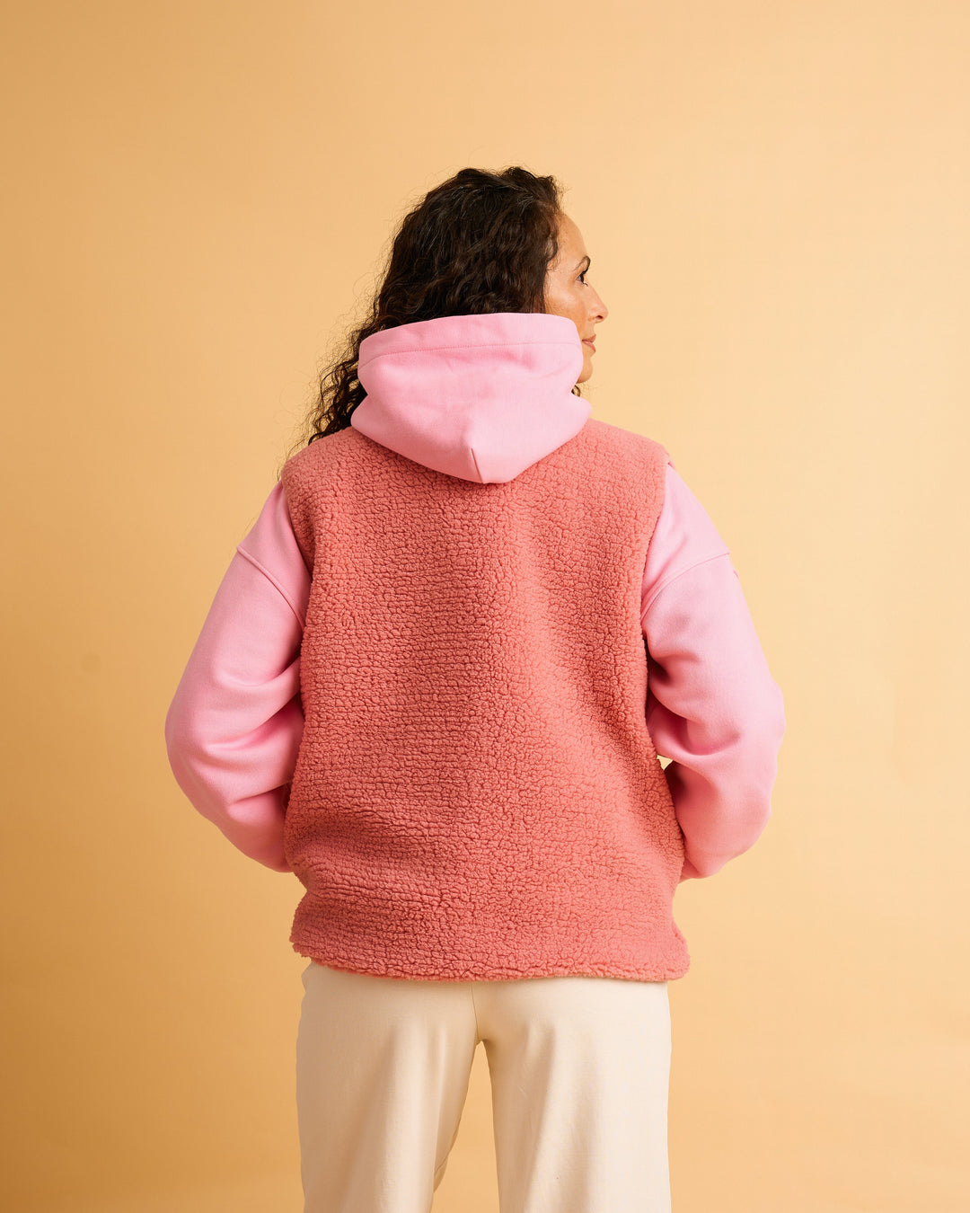 Teddyweste RONA - Rosewood