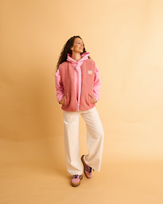 Teddyweste RONA - Rosewood