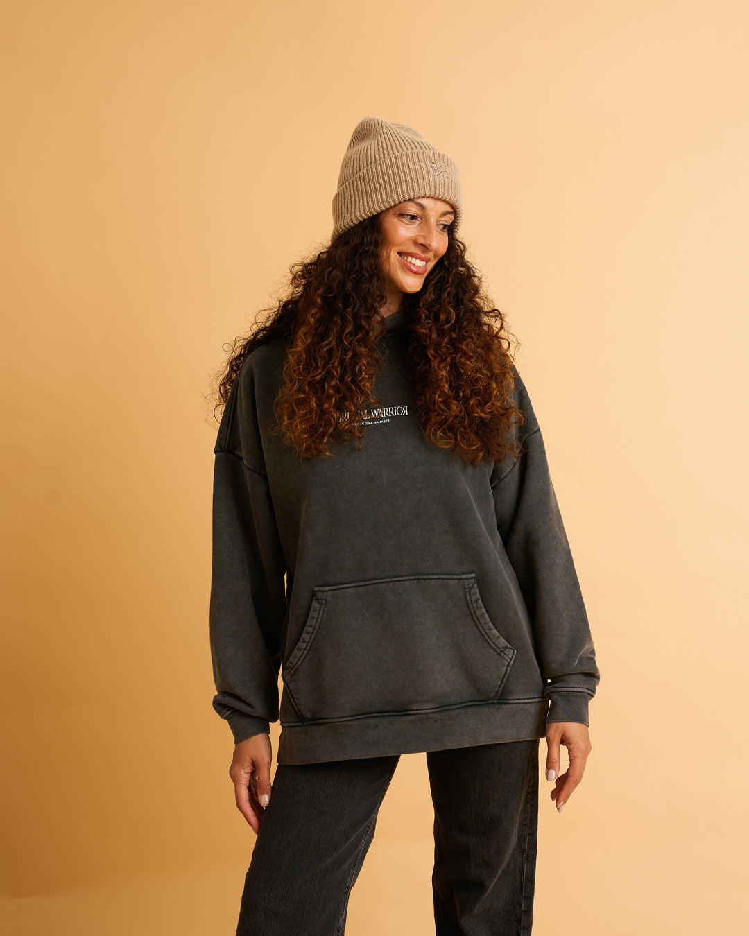 Spiritual Warrior Hooded Sweatshirt New UNISEX - Grau