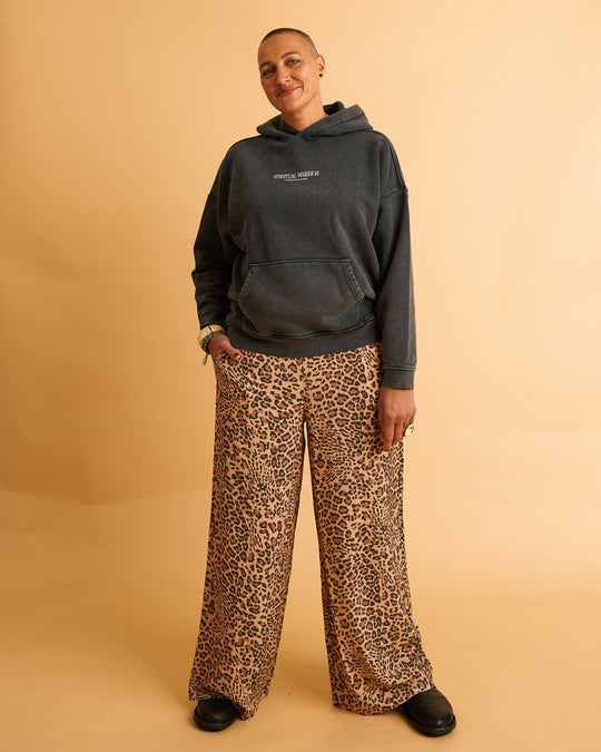 Spiritual Warrior Hooded Sweatshirt New UNISEX - Grau