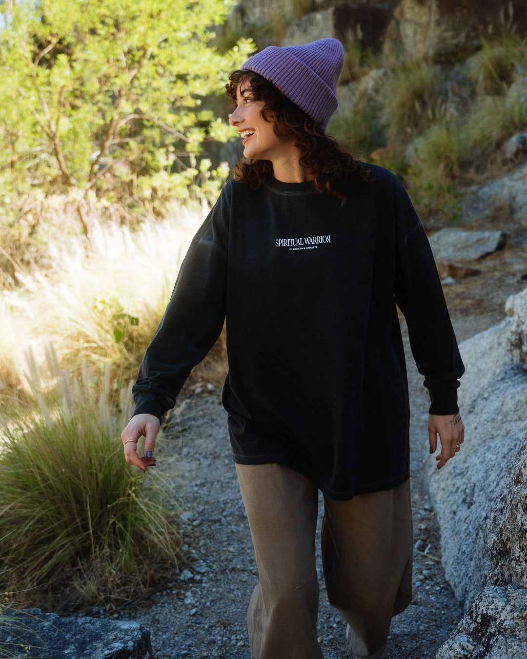 Spiritual Warrior Bigshirt - Grau