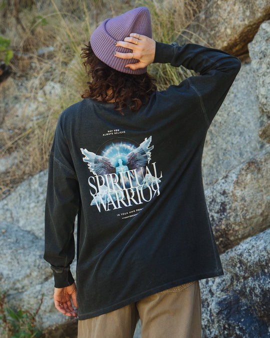 Spiritual Warrior Bigshirt - Grau