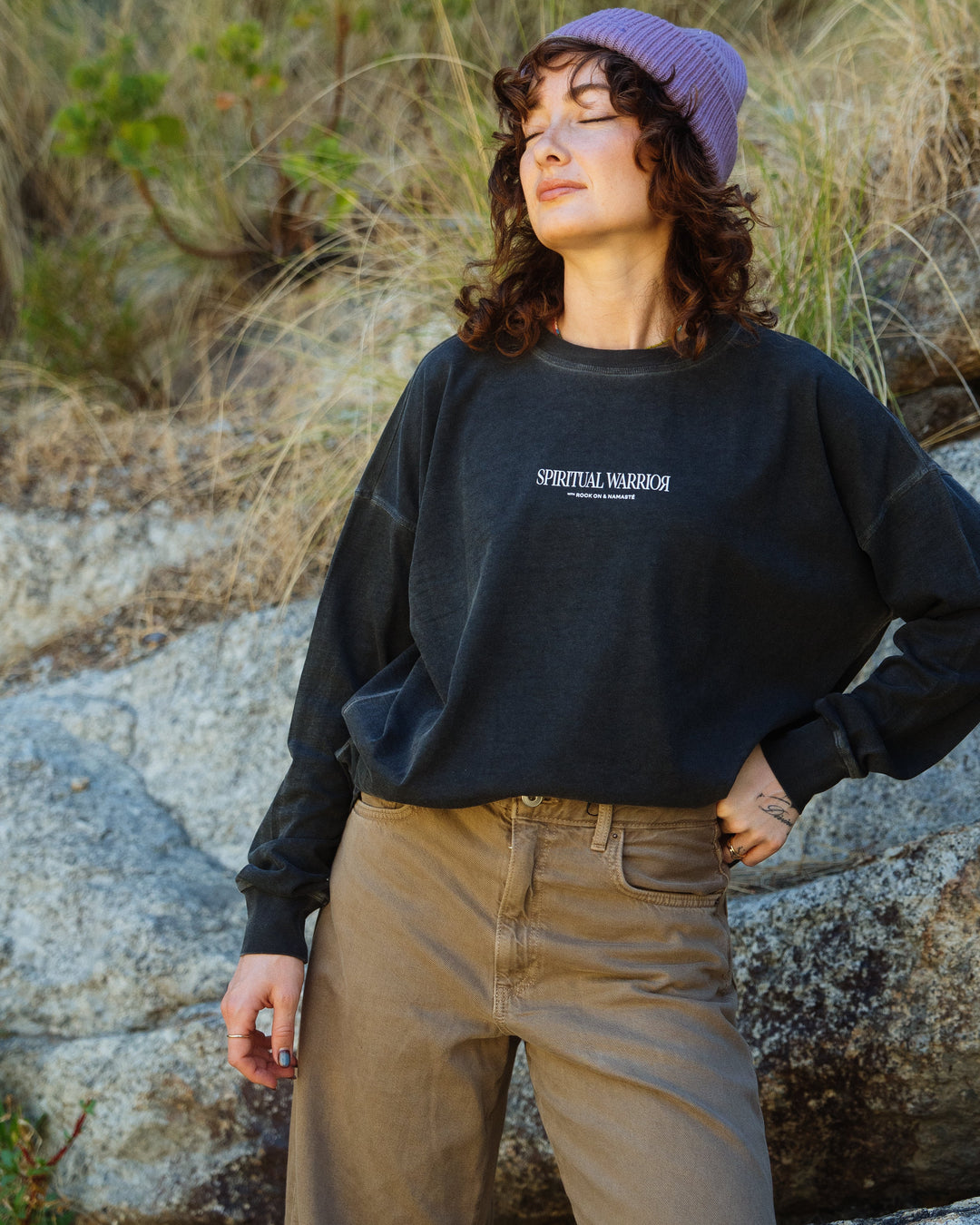 Spiritual Warrior Bigshirt - Grau