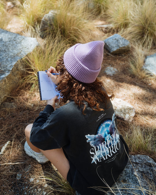 Spiritual Warrior Bigshirt - Grau