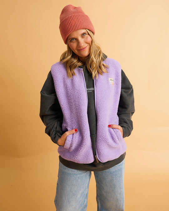 Teddyweste RONA - Lilac