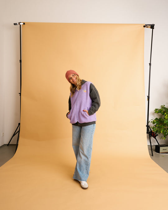 Teddyweste RONA - Lilac