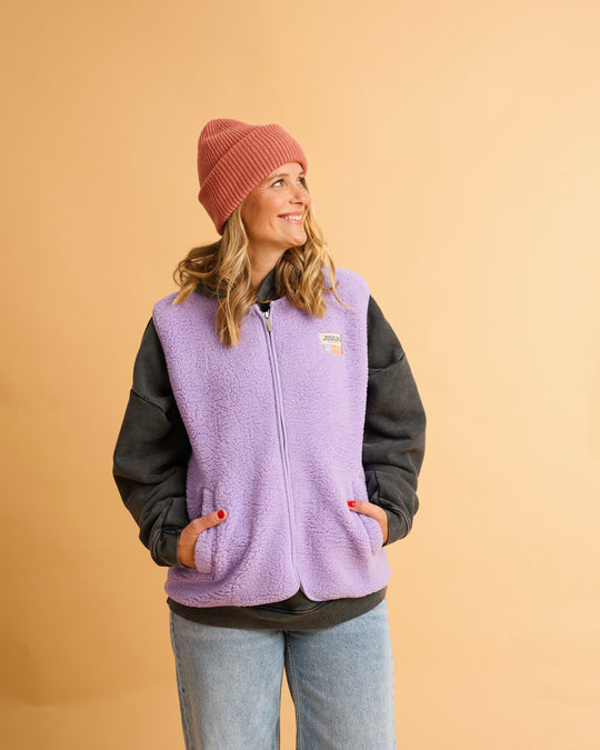 Teddyweste RONA - Lilac