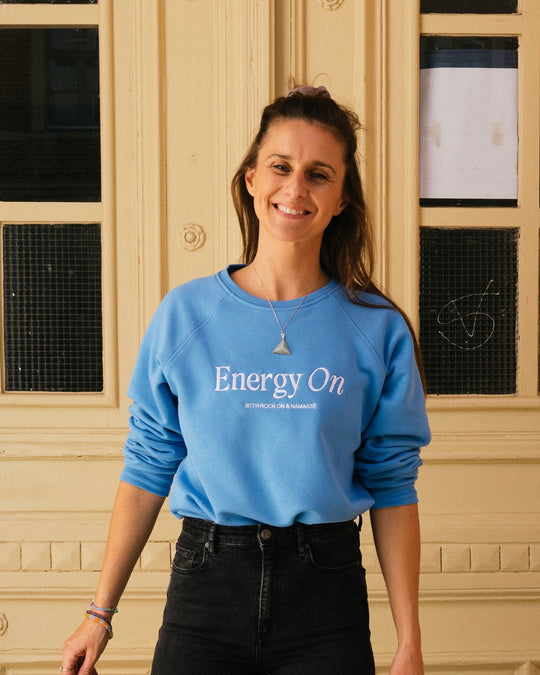 Energy On Sweatshirt - Blau