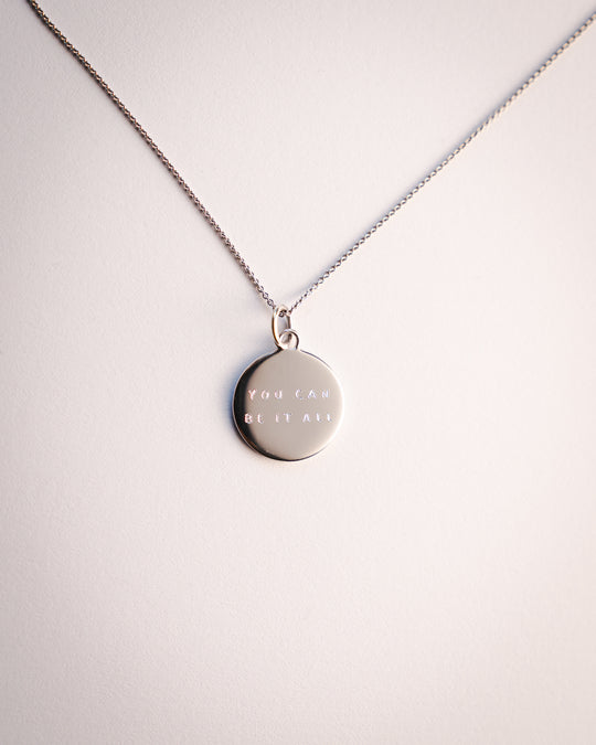 YOU CAN BE IT ALL Kette - Silver x heyfleurchen