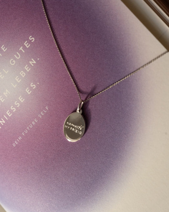 NAMASTÈ MY FRIEND Kette - Silver x heyfleurchen