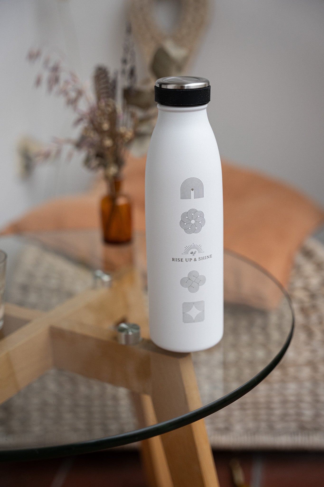 Maestra Trinkflasche Alu – 400 Ml, Mit Karabiner – Lustiges Lehrer-Geschenk Mit Bunter Grafik