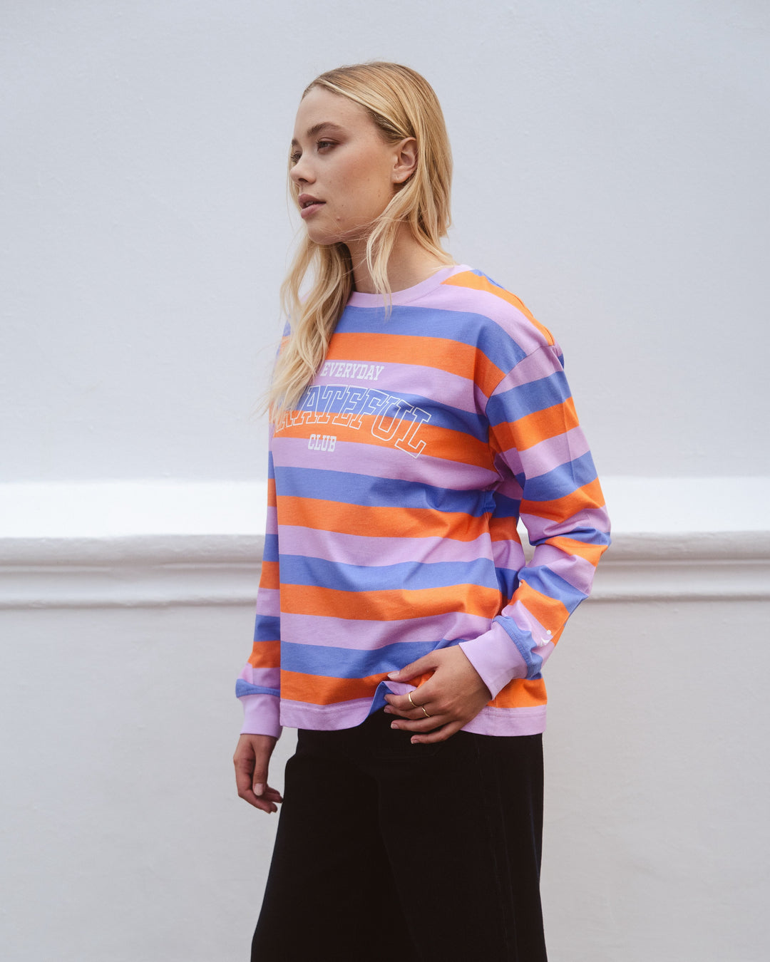 Grateful Longsleeve - Orange/Blau/Rosa