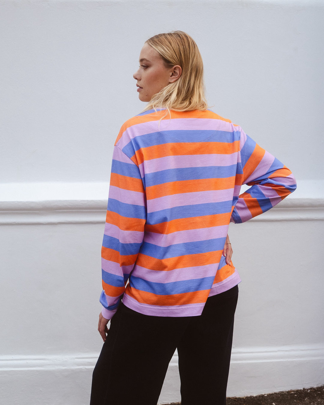 Grateful Longsleeve - Orange/Blau/Rosa