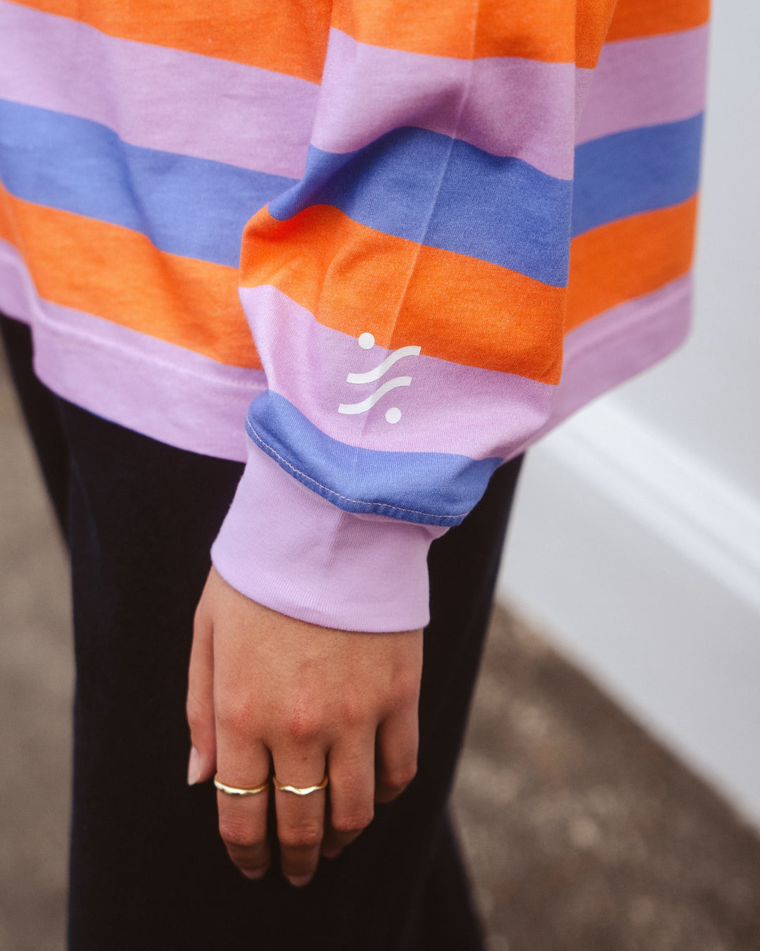 Grateful Longsleeve - Orange/Blau/Rosa