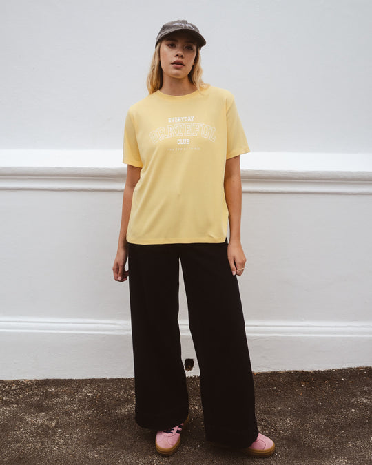 Grateful T-Shirt - Gelb