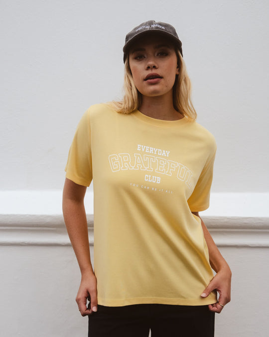 Grateful T-Shirt - Gelb