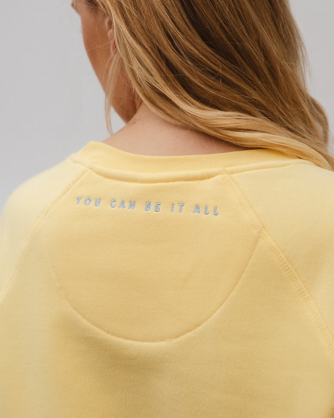 Rock on and Namasté Sweatshirt - Gelb