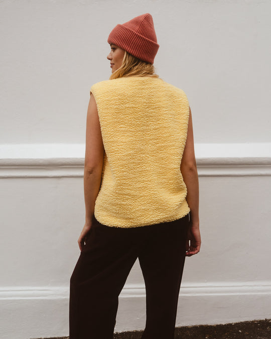 Teddyweste RONA - Gelb