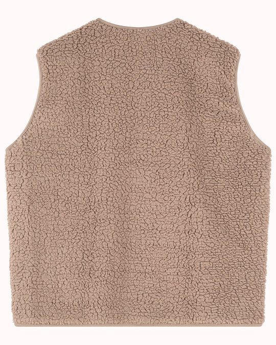 Teddyweste RONA - Beige / Taupe