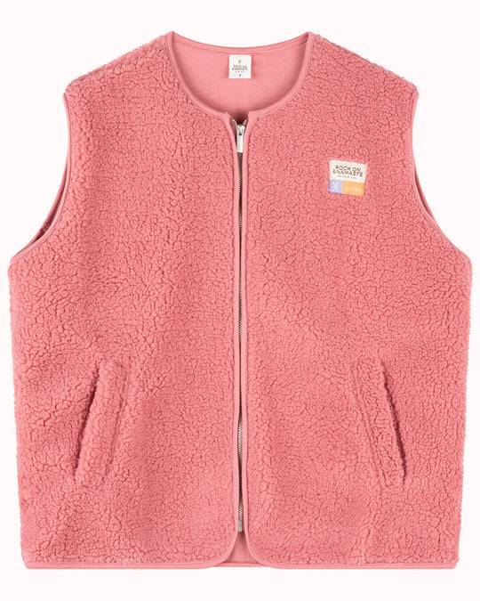 Teddyweste RONA - Rosewood