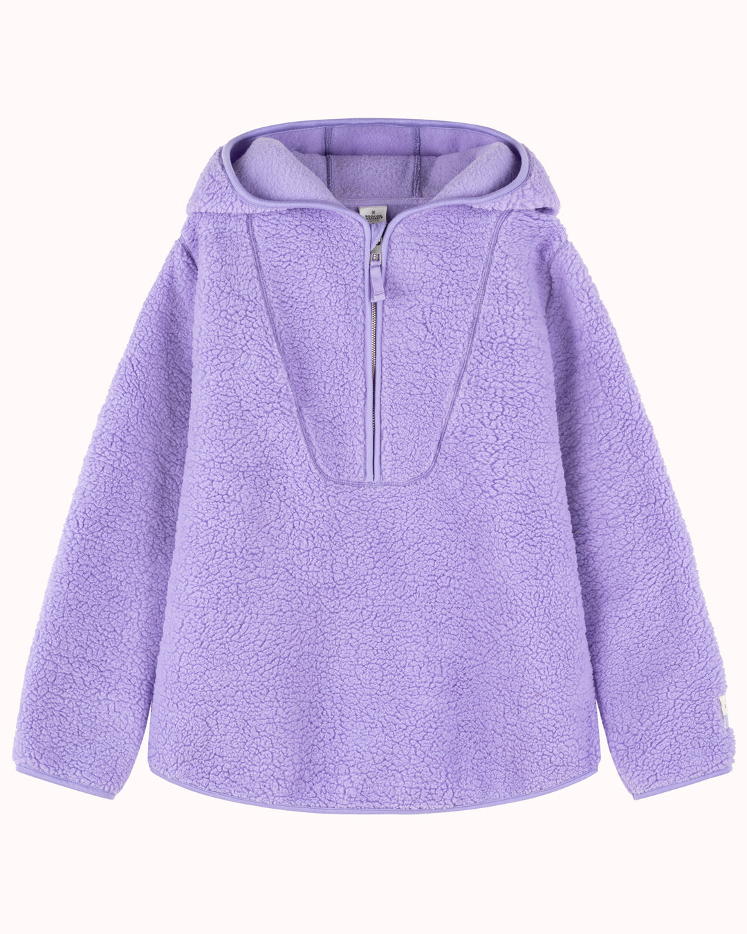 Teddy Zip Hoodie - Lilac