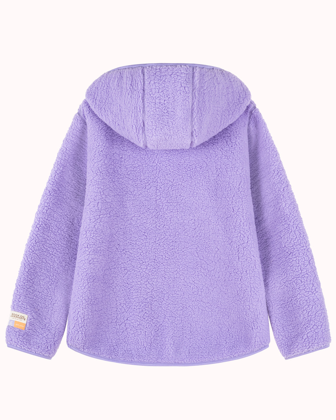 Teddy Zip Hoodie - Lilac
