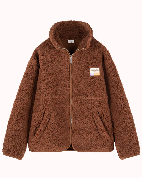 Teddyjacke RONA - Braun