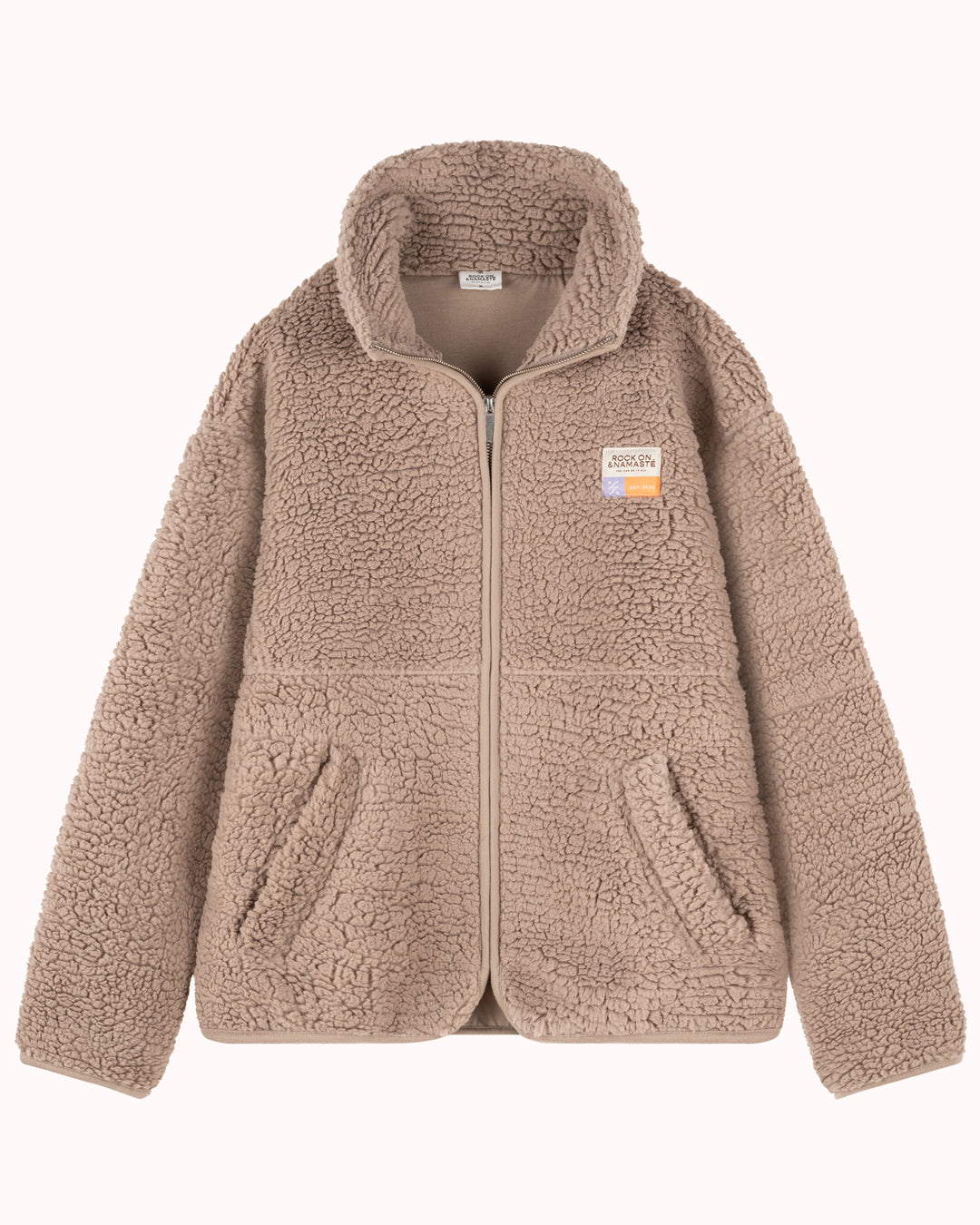 Teddyjacke RONA - Beige / Taupe