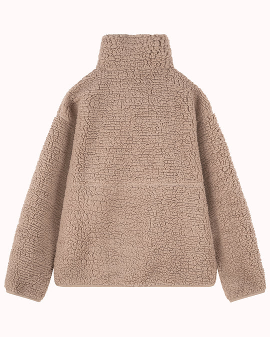 Teddyjacke RONA - Beige / Taupe