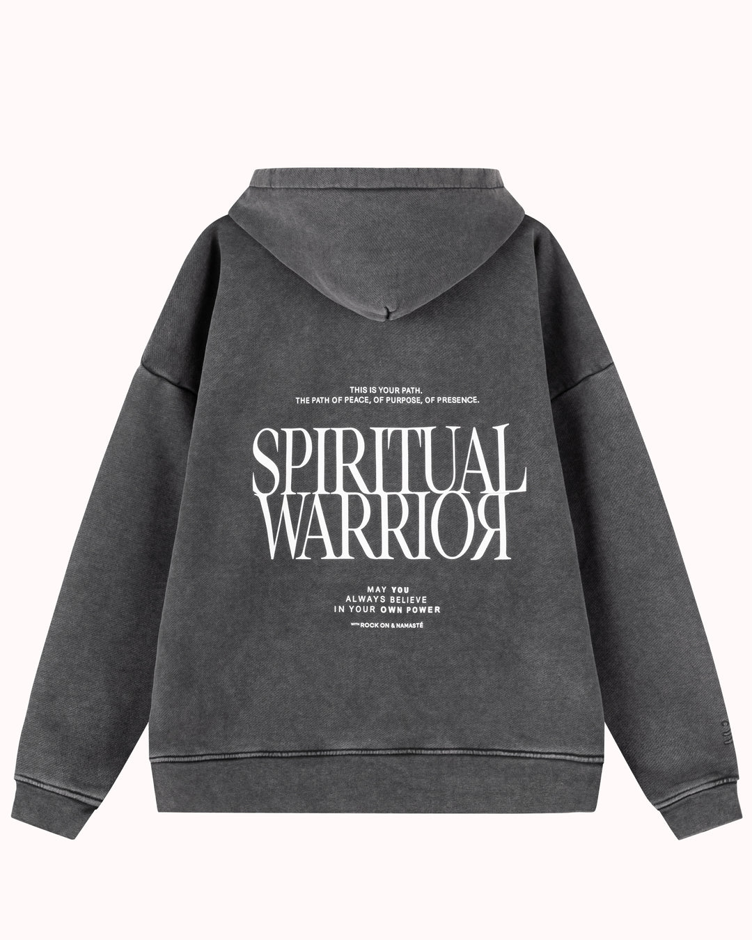 Spiritual Warrior Hooded Sweatshirt New UNISEX - Grau