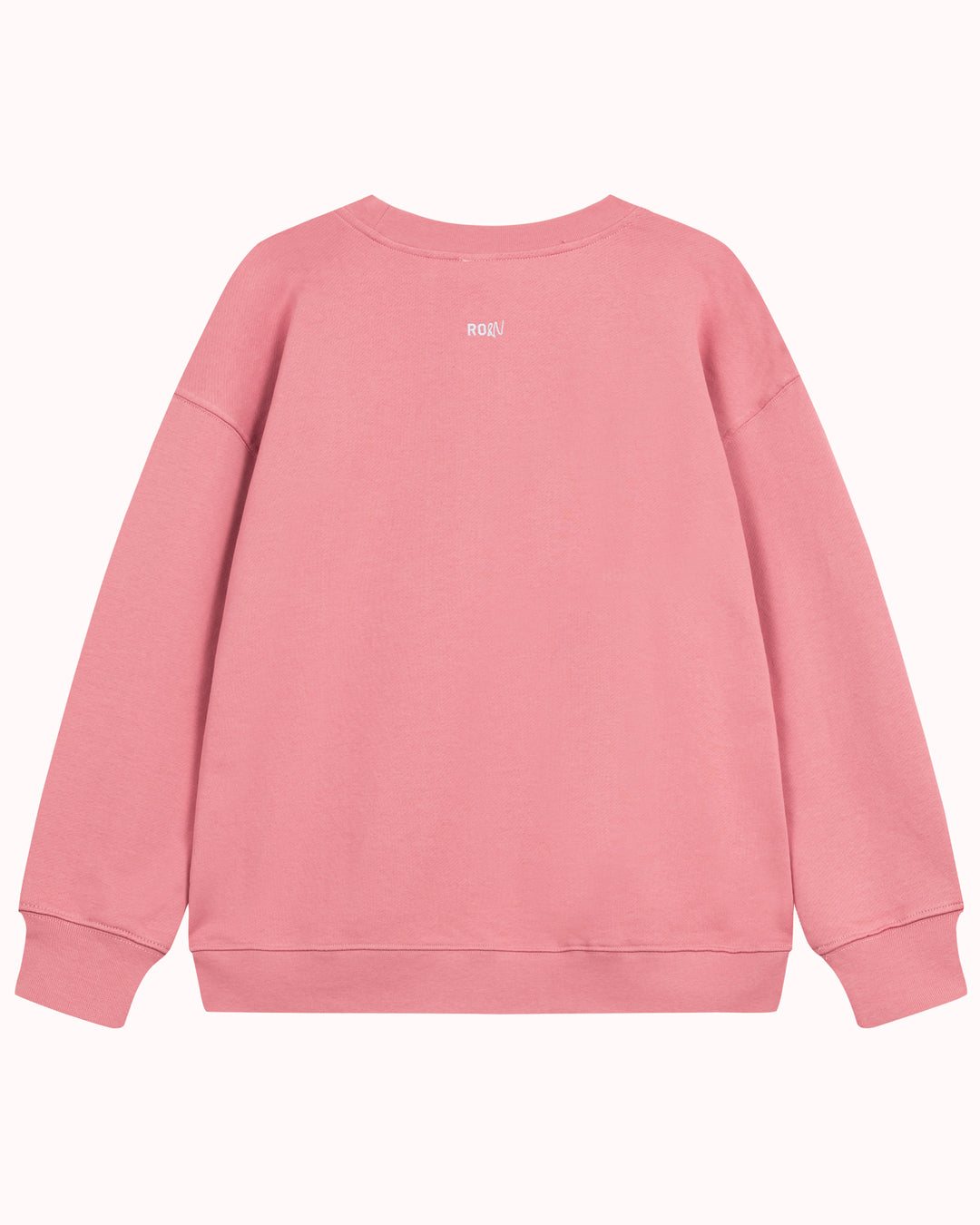 Higher Self On Relaxed Sweatshirt Raspberry Vintage Washed