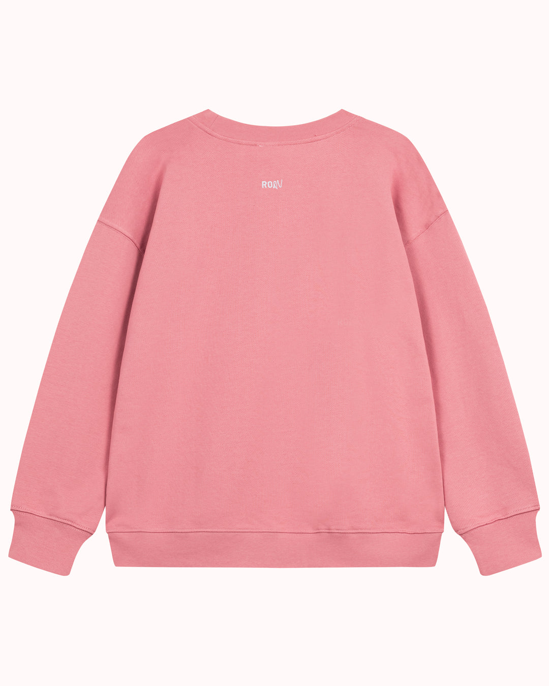 Higher Self On Relaxed Sweatshirt - Grau/Rosa