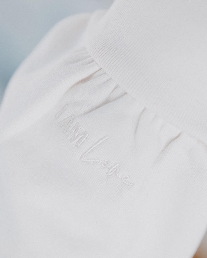 Paint more worry less Sweatshirt - Weiß