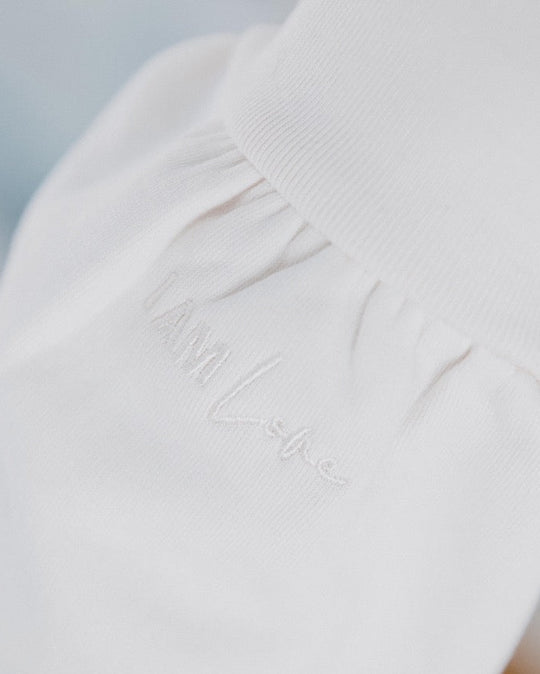 Paint more worry less Sweatshirt - Weiß