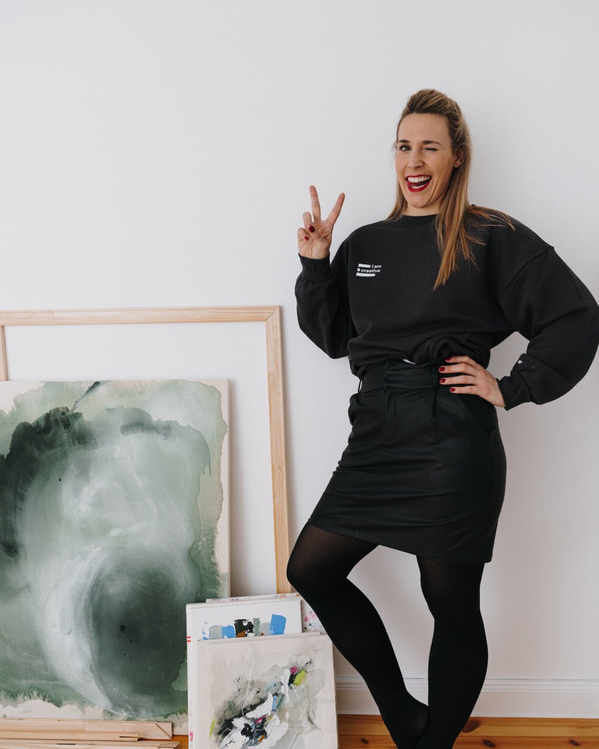 I am creative Sweatshirt - Grau