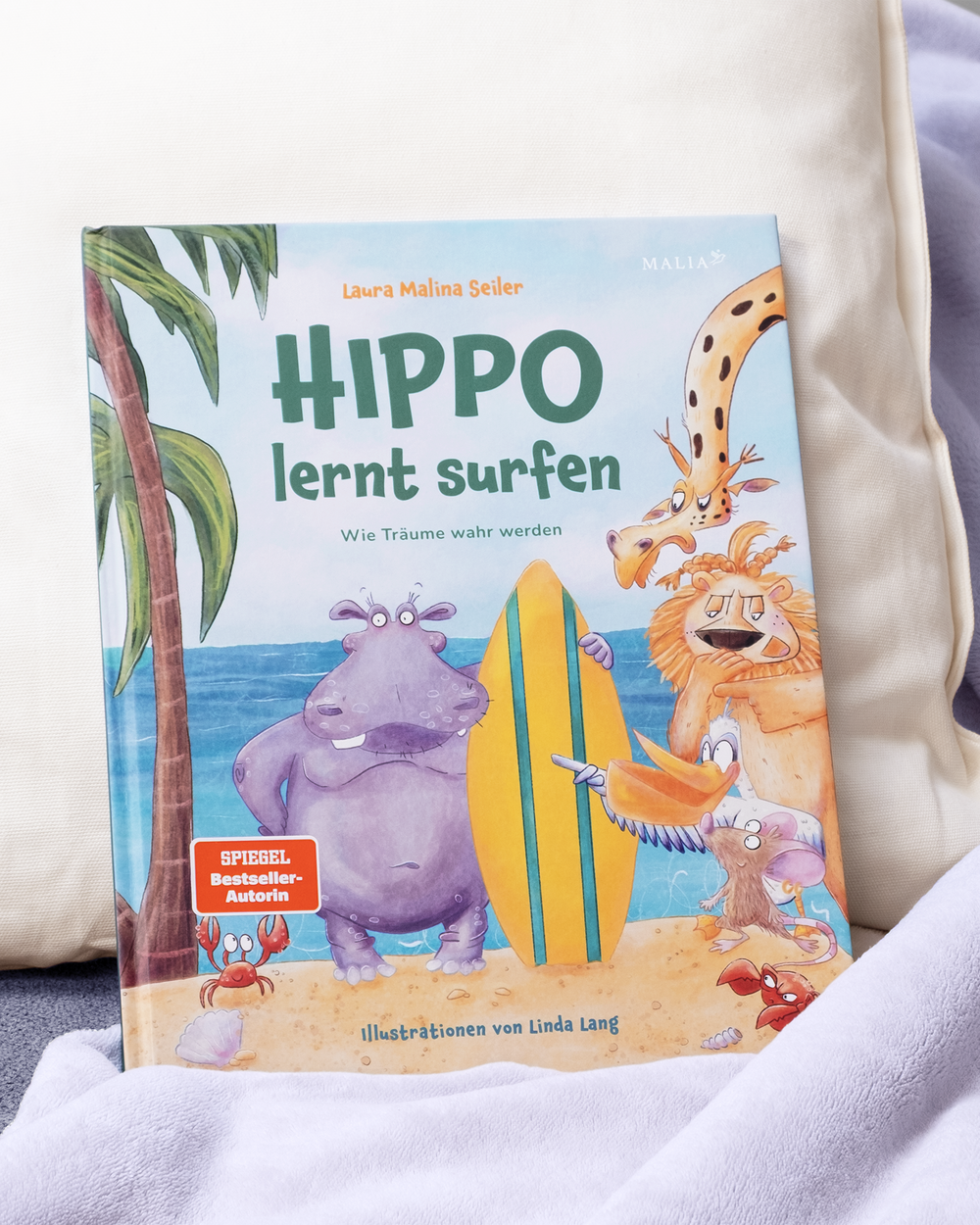 Laura Malina Seiler: Hippo lernt surfen