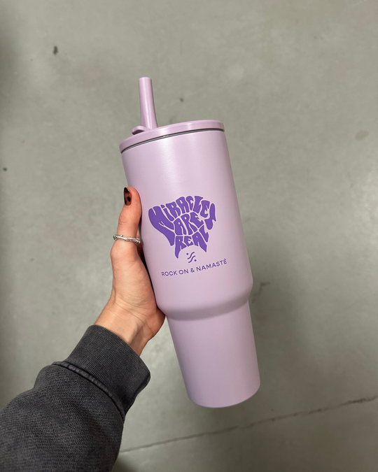 Miracles Are Real Tumbler - Lila