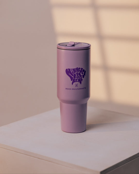 Miracles Are Real Tumbler - Lila