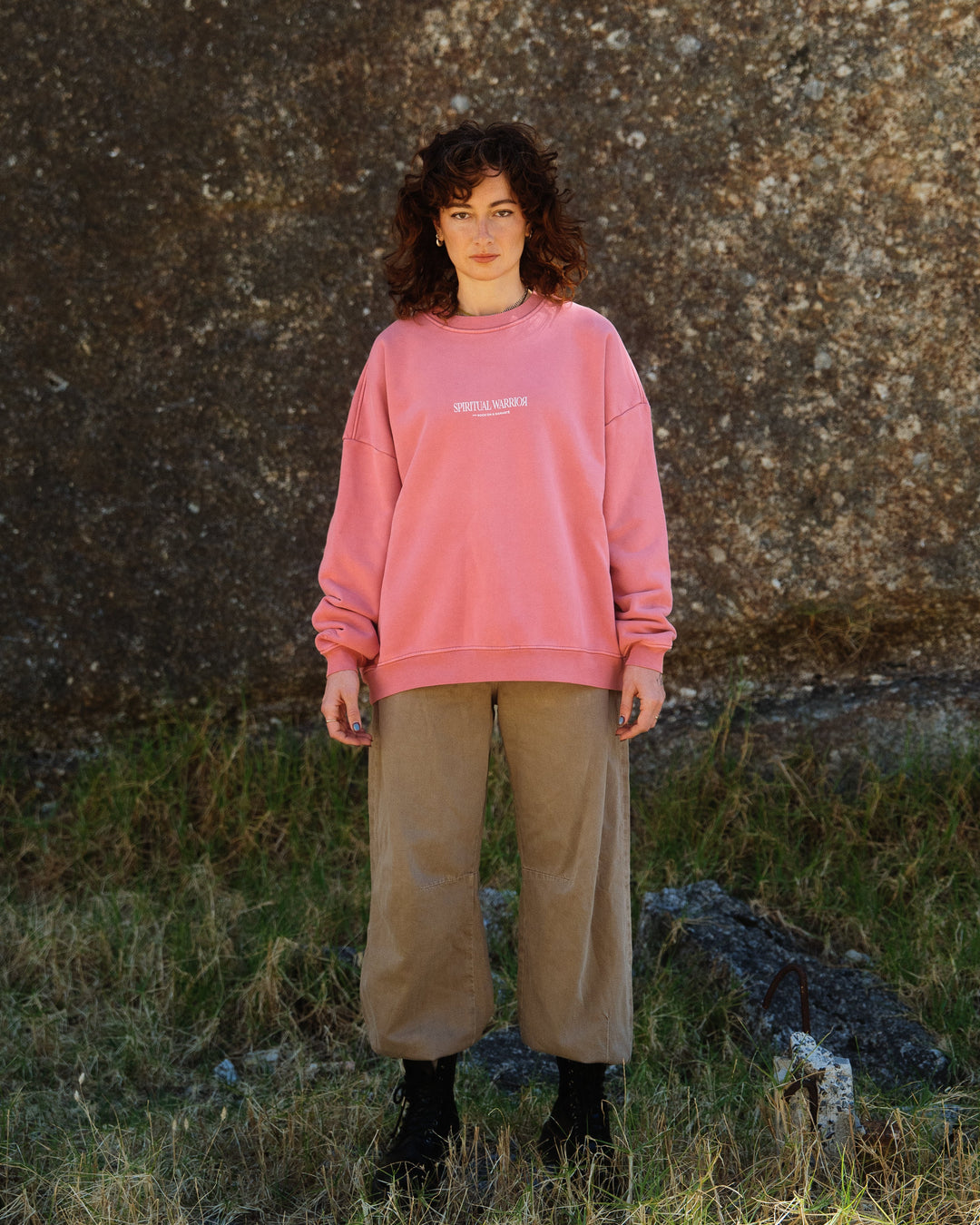 Spiritual Warrior Sweatshirt UNISEX - Rosewood